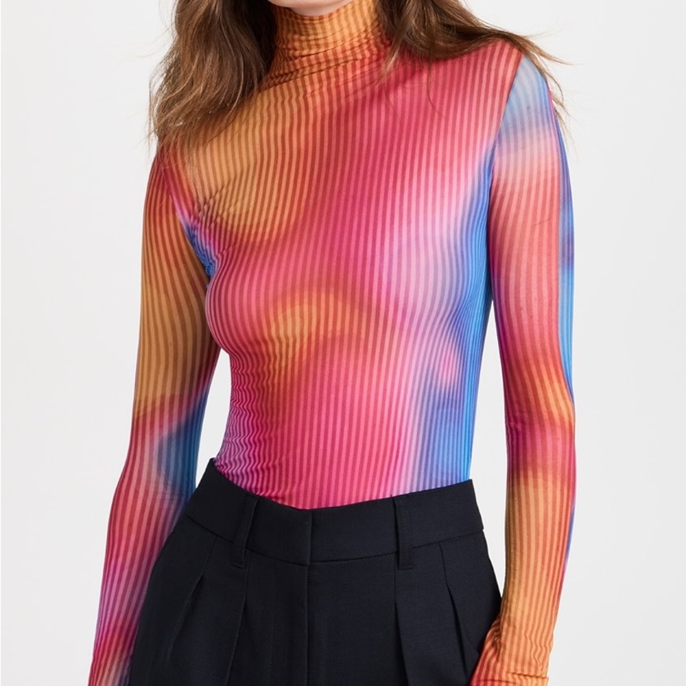 Acne Studios Mesh Turtleneck.